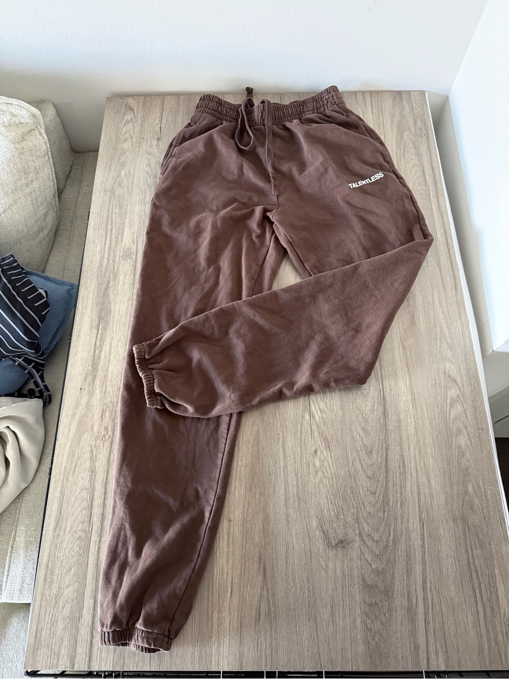 TALENTLESS Chocolate Brown Men's Jogger Sweatpants